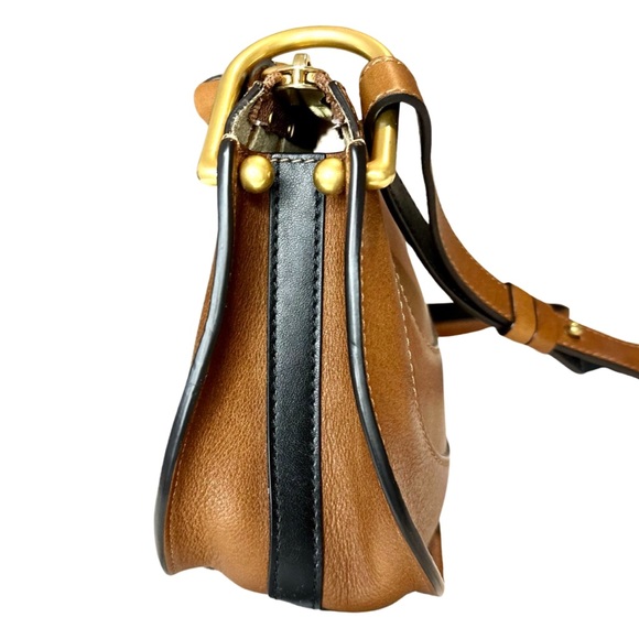 Chloe Nano Hayley Leather Shoulder Bag Tan Brown - Picture 6 of 12